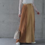 メープルブロンズ | パンツ ワイドパンツ レディース プリーツ ボトムス フレア フレアパンツ ワ | HUG.U