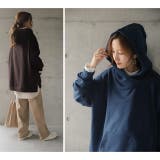 パーカー 裏起毛 レディース トップス 裏シャギー スウェット トレーナー 無 | HUG.U | 詳細画像14