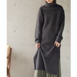 ワンピース レディース ニットワンピース ロングワンピース ニット タートルネ | HUG.U | 詳細画像17 