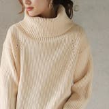 ワンピース レディース ニットワンピース ロングワンピース ニット タートルネ | HUG.U | 詳細画像6 