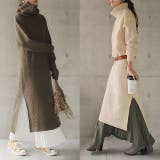 ワンピース レディース ニットワンピース ロングワンピース ニット タートルネ | HUG.U | 詳細画像7 