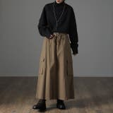 ブラック | ニット レディース  タートルネック トップス ハイネック セーター ウール | HUG.U