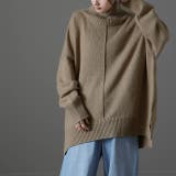 トープ | ニット レディース  タートルネック トップス ハイネック セーター ウール | HUG.U