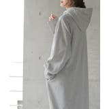 ワンピース 黒 長袖 パーカーワンピース レディース 裏起毛 パーカー ロング | HUG.U | 詳細画像20 