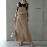 サロペット スカート レディース サロペットスカート ワンピース ロングワンピ | HUG.U | 詳細画像10 