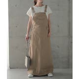 サロペット スカート レディース サロペットスカート ワンピース ロングワンピ | HUG.U | 詳細画像5 