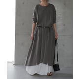 ワンピース レディース 長袖 ロング ロングワンピース マキシ マキシワンピー | HUG.U | 詳細画像15 