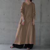 モカ | ワンピース レディース 長袖 ロング ロングワンピース マキシ マキシワンピー | HUG.U