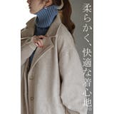 チェスターコート レディース アウター コート ロング 黒 ロングコート ベー | HUG.U | 詳細画像7