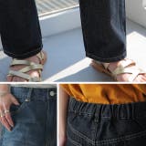 デニム パンツ ボトムス レディース スラウチパンツ テーパード テーパードパ | HUG.U | 詳細画像19 