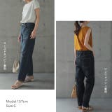 デニム パンツ ボトムス レディース スラウチパンツ テーパード テーパードパ | HUG.U | 詳細画像22 