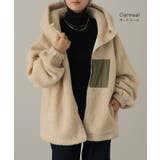 ボアコート レディース  ボア 暖か コート ボアアウター ブルゾン | HUG.U | 詳細画像12 