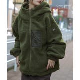 ボアコート レディース  ボア 暖か コート ボアアウター ブルゾン | HUG.U | 詳細画像15 