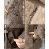 ボアコート レディース  ボア 暖か コート ボアアウター ブルゾン | HUG.U | 詳細画像24 