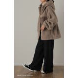 ボアコート レディース  ボア 暖か コート ボアアウター ブルゾン | HUG.U | 詳細画像3 