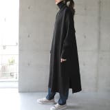 ブラック | ニットワンピース ロング ニット ワンピース タートルネック レディース 黒 | HUG.U