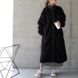 ブラック | アウター ボア レディース ボアコート ジャケット ロング ボアジャケット ロ | HUG.U