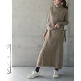 ニット セットアップ レディース ニットワンピース ニットベスト ワンピース | HUG.U | 詳細画像8 