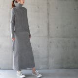 グレー | ニット セットアップ レディース ニットワンピース ニットベスト ワンピース | HUG.U