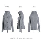 ニット レディース 変形 アシンメトリー アシメ トップス セーター ドルマン | HUG.U | 詳細画像21