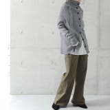 グレー | ニット レディース 変形 アシンメトリー アシメ トップス セーター ドルマン | HUG.U