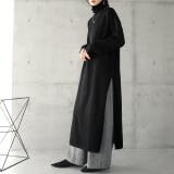 ブラック | ニットワンピース レディース ワンピース ニット タートルネック ニットワンピ | HUG.U