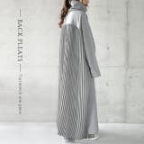 ワンピース レディース ロングワンピース プリーツ 長袖 バックプリーツ | HUG.U | 詳細画像23 