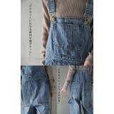 サロペット オーバーオール オールインワン レディース デニム 大きいサイズ | HUG.U | 詳細画像11 
