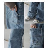 サロペット オーバーオール オールインワン レディース デニム 大きいサイズ | HUG.U | 詳細画像21 