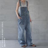 サロペット オーバーオール オールインワン レディース デニム 大きいサイズ | HUG.U | 詳細画像23 