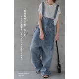 サロペット オーバーオール オールインワン レディース デニム 大きいサイズ | HUG.U | 詳細画像3 