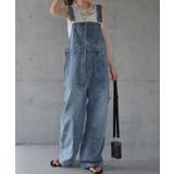 サロペット オーバーオール オールインワン レディース デニム 大きいサイズ | HUG.U | 詳細画像5 