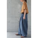 パンツ デニム レディース デニムパンツ 体型カバー ジーンズ ボーイフレンド | HUG.U | 詳細画像13 