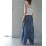 パンツ デニム レディース デニムパンツ 体型カバー ジーンズ ボーイフレンド | HUG.U | 詳細画像18 