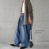 パンツ デニム レディース デニムパンツ 体型カバー ジーンズ ボーイフレンド | HUG.U | 詳細画像20 