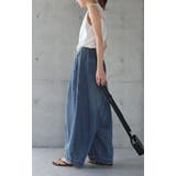 パンツ デニム レディース デニムパンツ 体型カバー ジーンズ ボーイフレンド | HUG.U | 詳細画像3 