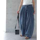 パンツ デニム レディース デニムパンツ 体型カバー ジーンズ ボーイフレンド | HUG.U | 詳細画像5 