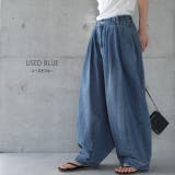 パンツ デニム レディース デニムパンツ 体型カバー ジーンズ ボーイフレンド | HUG.U | 詳細画像8 