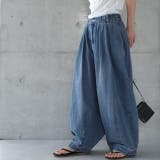 ユーズドブルー | パンツ デニム レディース デニムパンツ 体型カバー ジーンズ ボーイフレンド | HUG.U