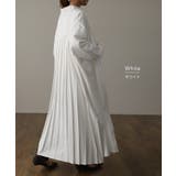 ワンピース レディース シャツワンピース 長袖 ロング プリーツ ロングワンピ | HUG.U | 詳細画像14 
