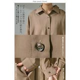 ワンピース レディース シャツワンピース 長袖 ロング プリーツ ロングワンピ | HUG.U | 詳細画像25 