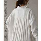 ワンピース レディース シャツワンピース 長袖 ロング プリーツ ロングワンピ | HUG.U | 詳細画像4 