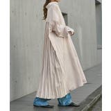 ワンピース レディース シャツワンピース 長袖 ロング プリーツ ロングワンピ | HUG.U | 詳細画像5 