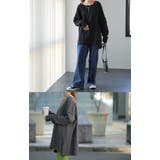 ロンT レディース トップス カットソー 長袖 ロングTシャツ Tシャツ 無地 | HUG.U | 詳細画像7