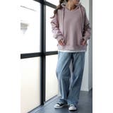 パーカー トップス レディース キーネック トレーナー スウェット スエット | HUG.U | 詳細画像11 