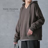 パーカー トップス レディース キーネック トレーナー スウェット スエット | HUG.U | 詳細画像14 