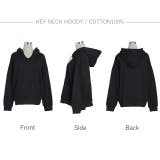 パーカー トップス レディース キーネック トレーナー スウェット スエット | HUG.U | 詳細画像22 