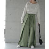 パンツ レディース ボトムス ワイドパンツ ワイド ロング フレアパンツ フレ | HUG.U | 詳細画像5 