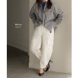 パンツ レディース ワイドパンツ チノパン ベイカーパンツ カーゴパンツ ワー | HUG.U | 詳細画像13 