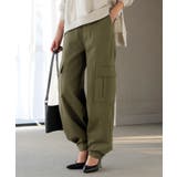 カーキ | パンツ レディース ワイドパンツ チノパン ベイカーパンツ カーゴパンツ ワー | HUG.U